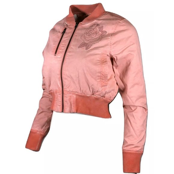 AFFLICTION Women's EMBROIDERY JACKET LACE UP BOBMB - Picture 7 of 12